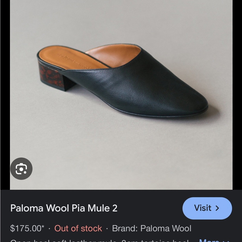 Paloma wool black mules